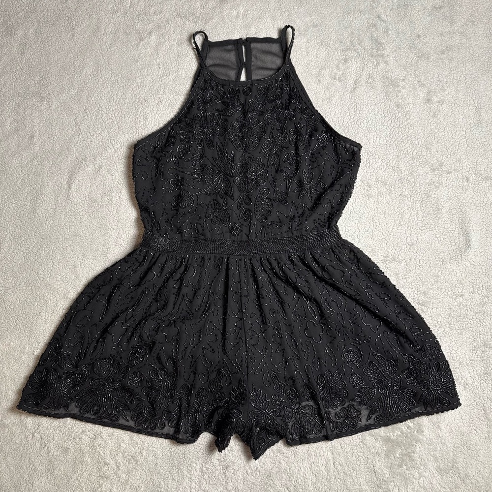 2016 UO Romper Sequins Back Slit Size XS